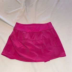 Pink Pace Rival lululemon tall skirt